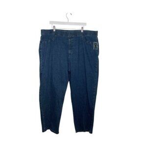 Karen Scott Overcast Pull On Straight Leg Jeans Plus Size 3X NWT